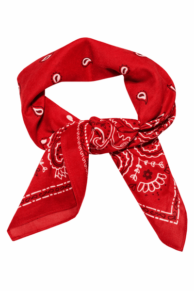 Hovedbilde Bomullskjerf rød