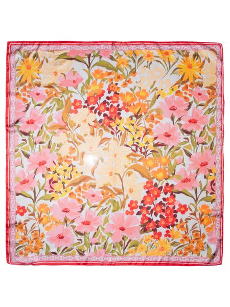 Hovedbilde Skjerf Magenta flower