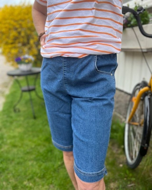 Signature olashorts lys denim