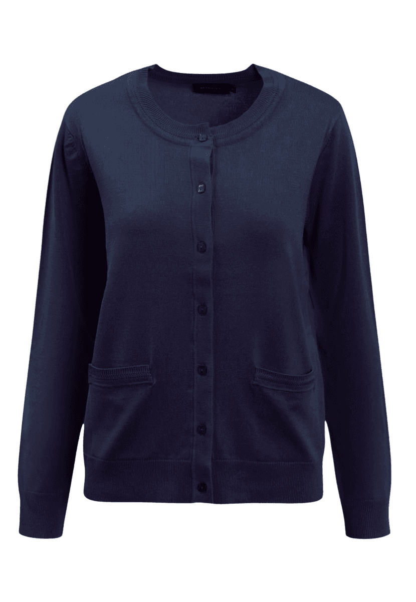Amalie klassisk cardigan marineblå