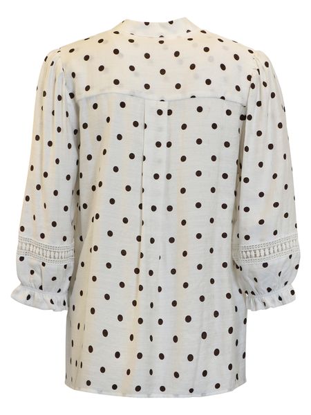 Hovedbilde Tonje bluse brune prikker