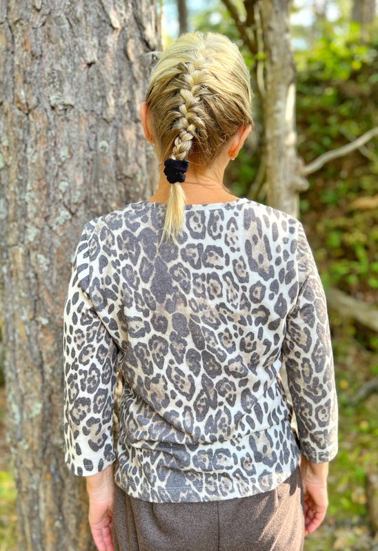 Nelly tynn fleece leopard