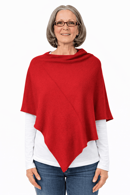 Hovedbilde Rød poncho 