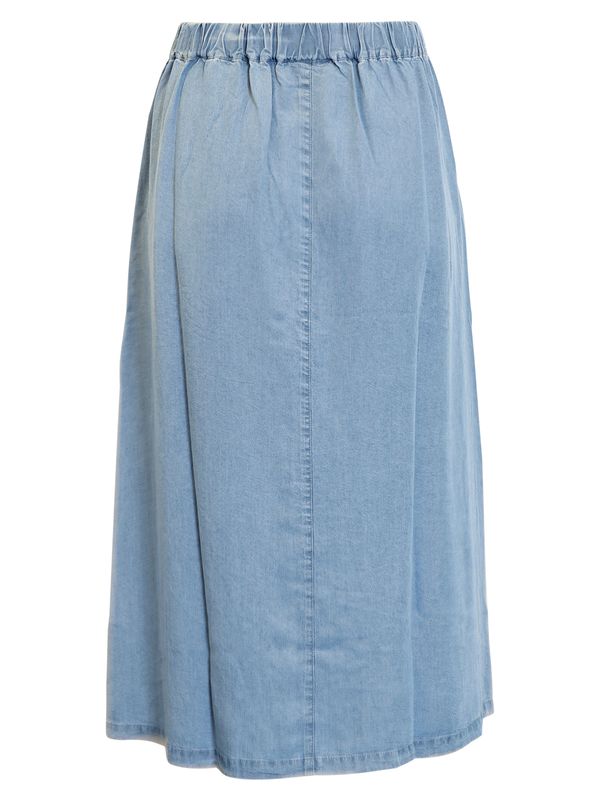 Lisen skjørt blå tencel