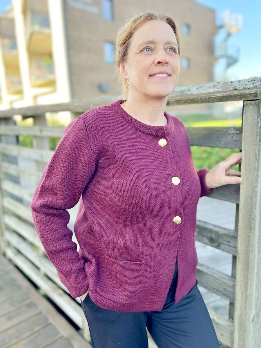 Kristin cardigan m/ull