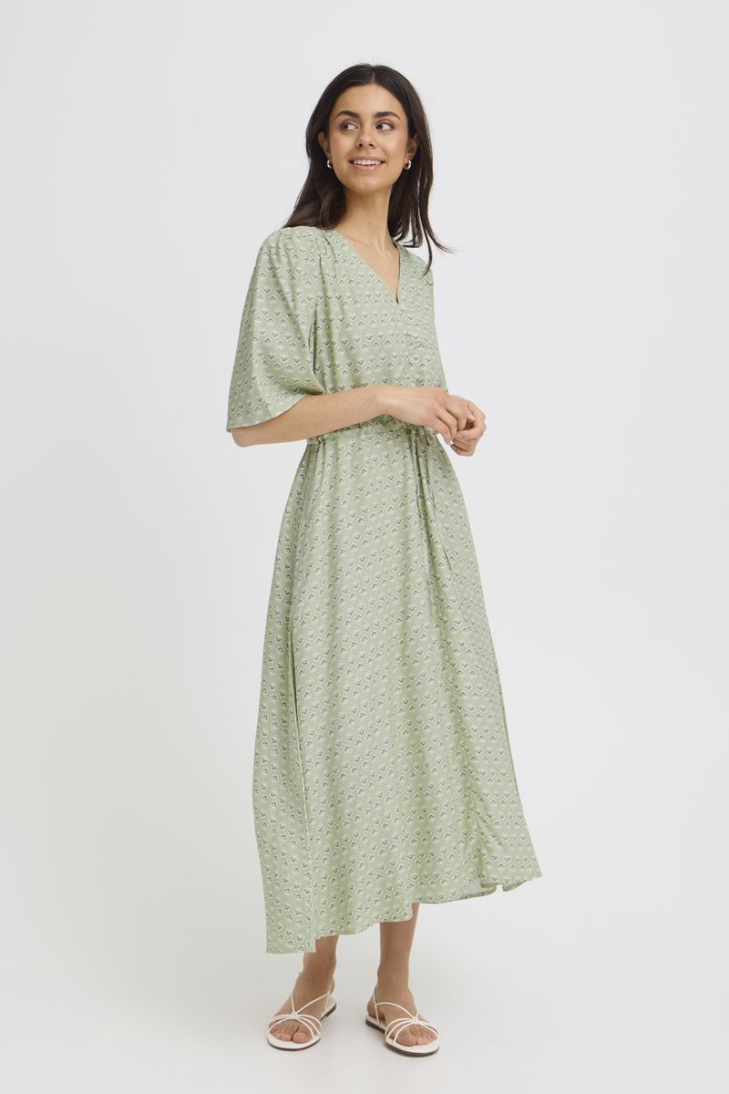 Irene kjole ditsy green