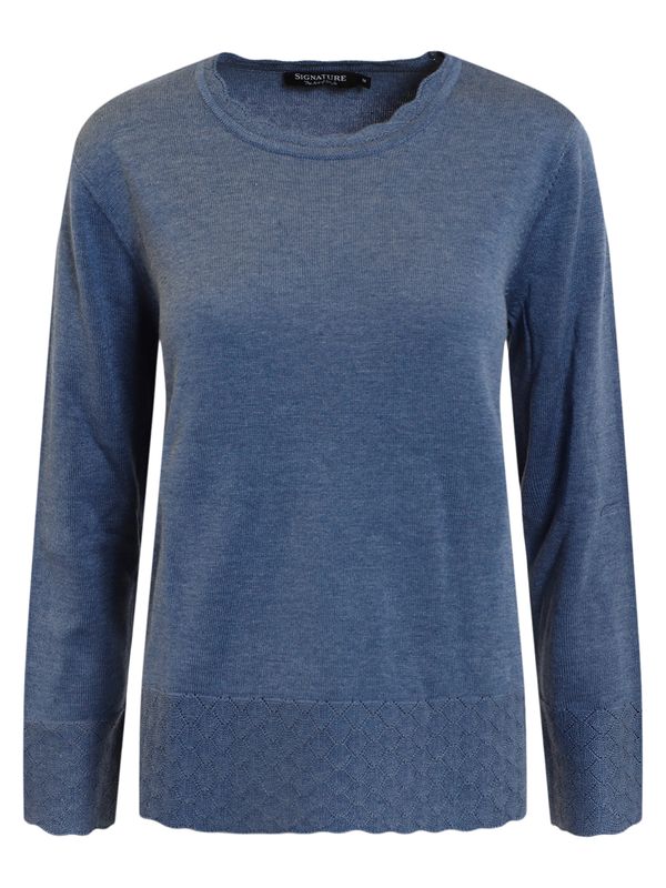 Sissel genser blue melange