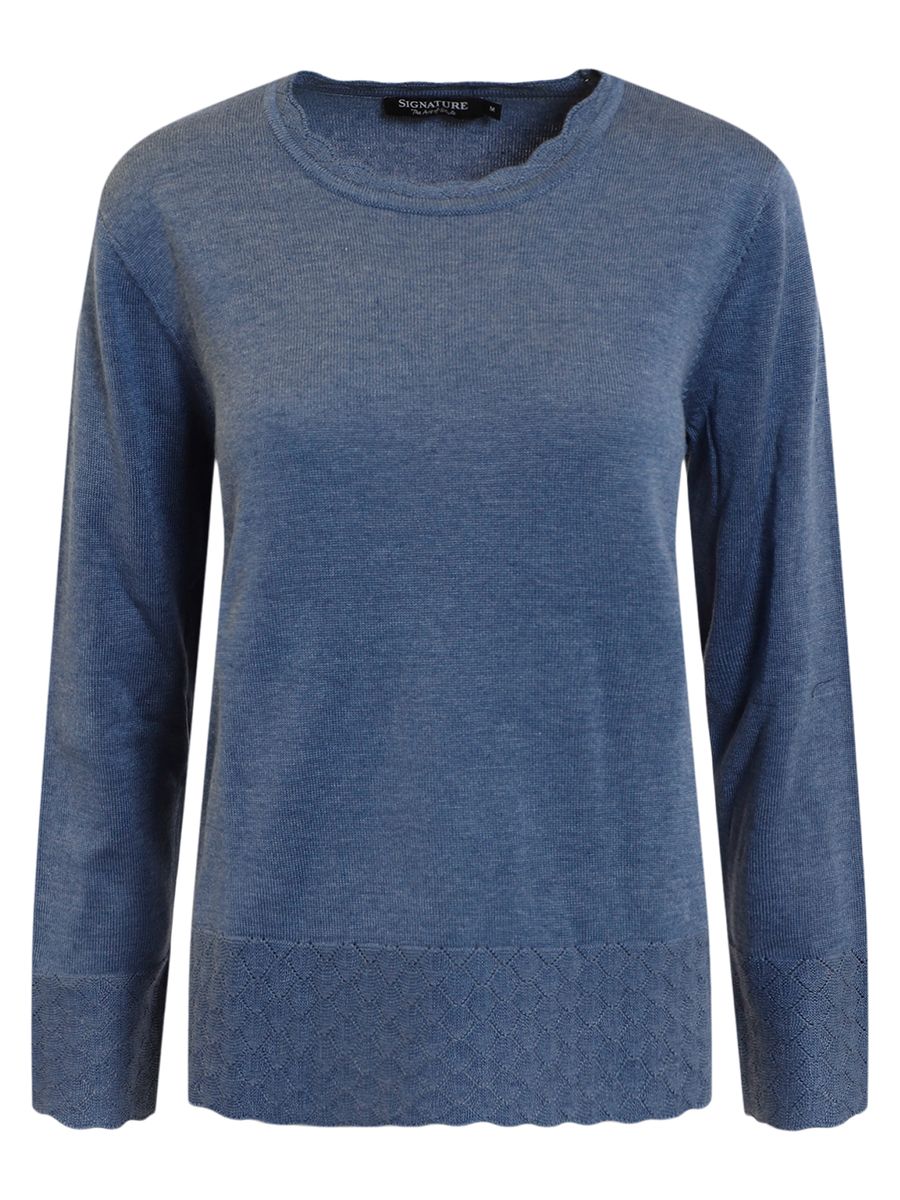 Sissel genser blue melange