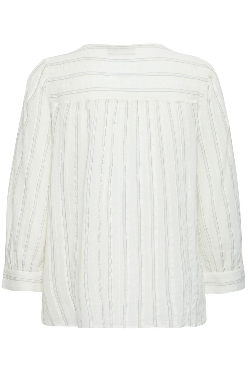 Irene blusetopp lys stripe
