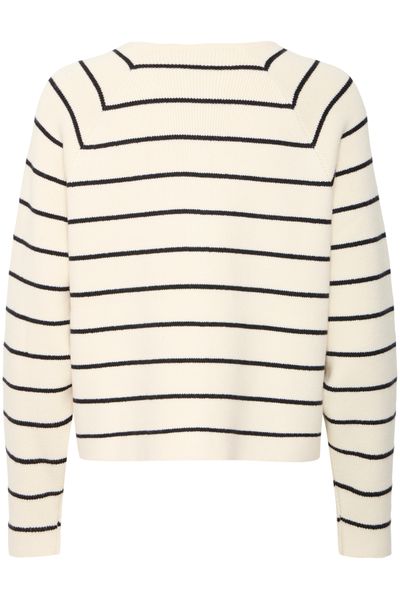 Hovedbilde Marion cardigan kremhvit stripe