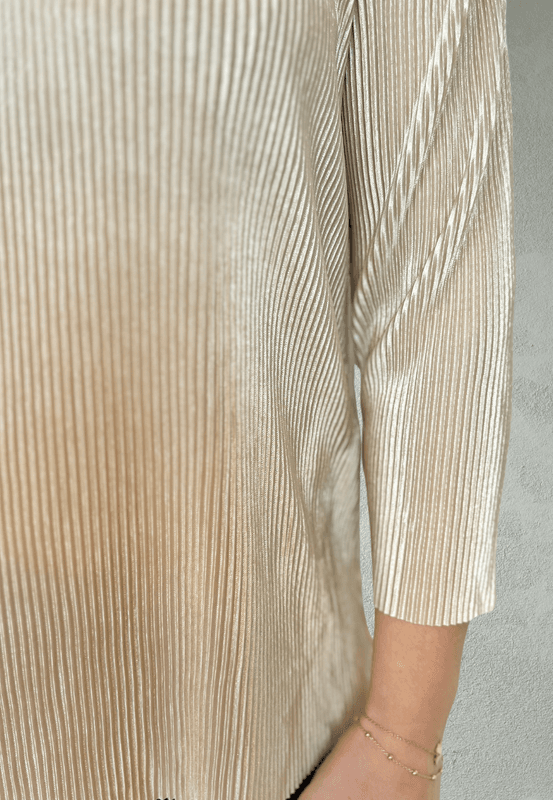 Guri blusetopp skimmer light gold