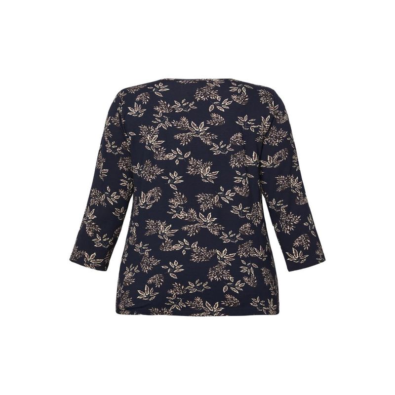 Lillian viskose-bluse  blomster