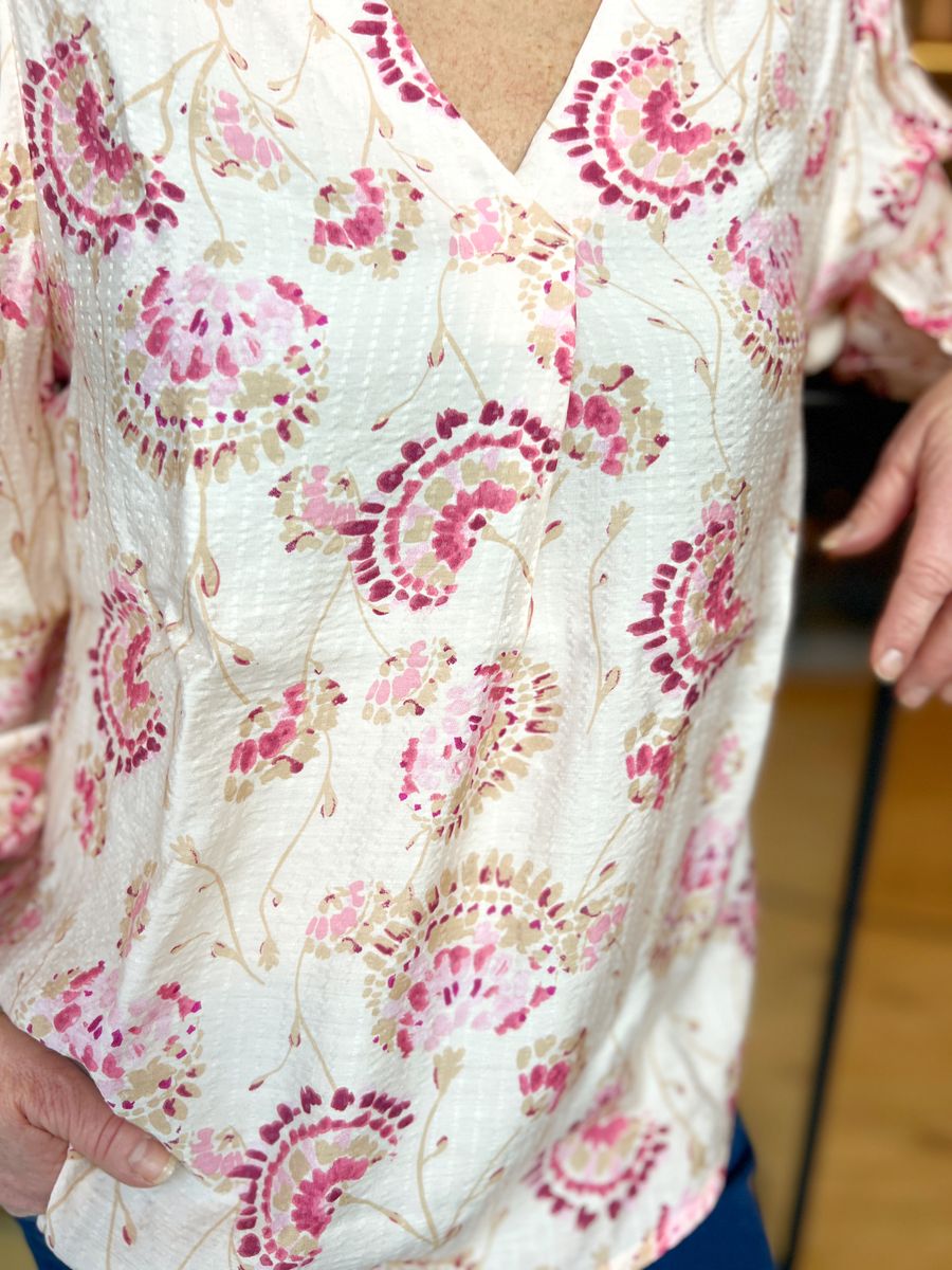 Irene bluse rosa orkidé