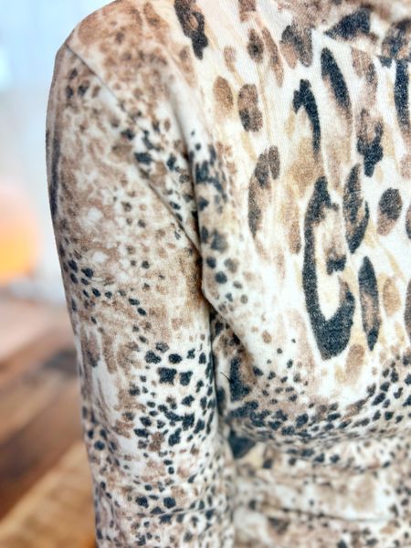 Hovedbilde Gry topp cheetah print