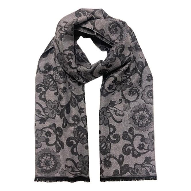 Hovedbilde Skjerf paisley grå