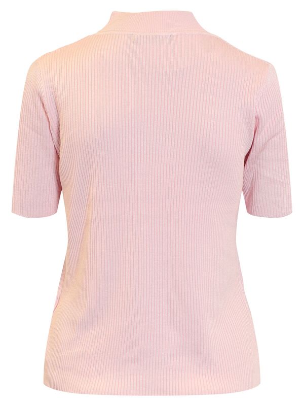 Nina ribb-topp lys rosa