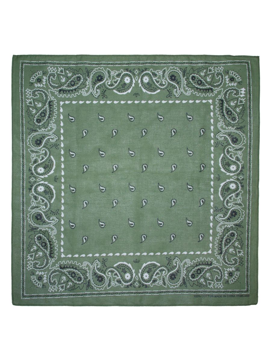 Bomullskjerf støvgrønn