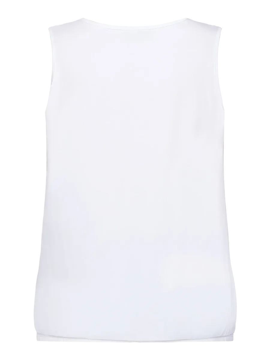 Sølvi blonde-singlet hvit