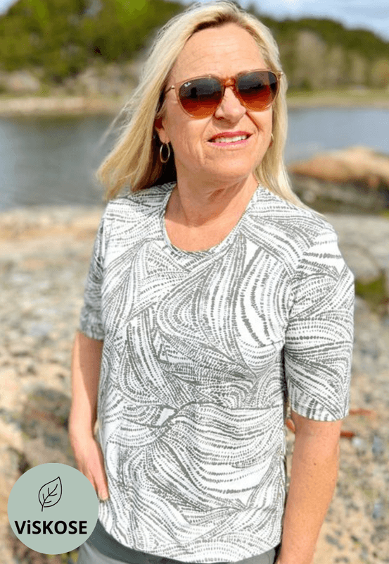 Inger t-shirt lys oliven