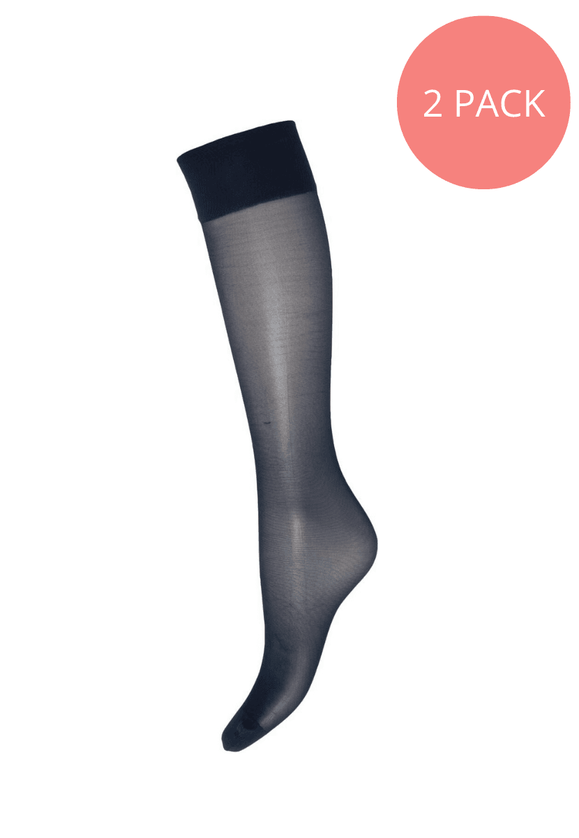 Knestrømper 2 pk Blue Iris 20 den