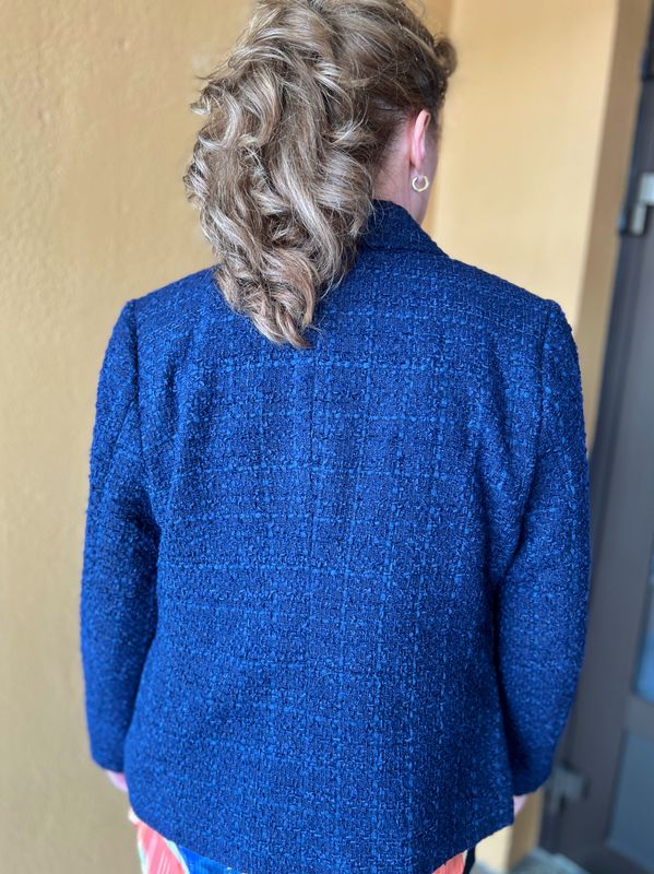 Ingvild fin jakke blå