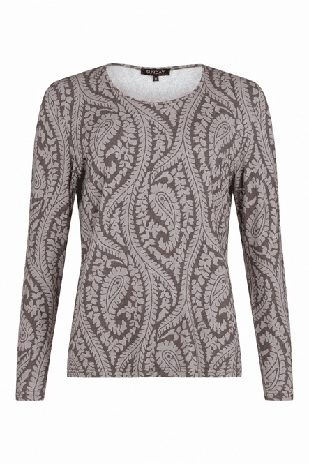 Hovedbilde Hege topp brun paisley