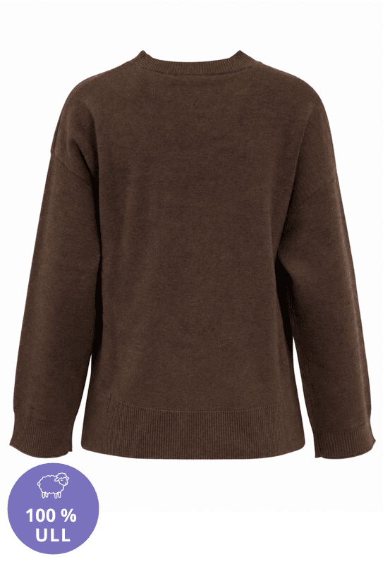 Anny myk ullgenser dark brown
