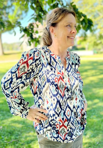 Hovedbilde Aud bluse chevron