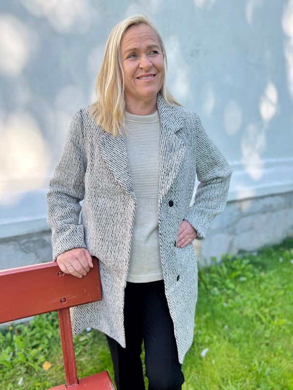 Synne jakke - sand melange