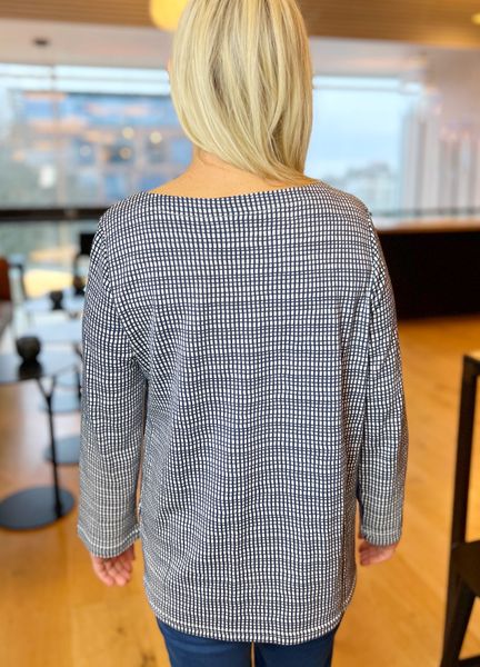 Hovedbilde Irene topp blue grid