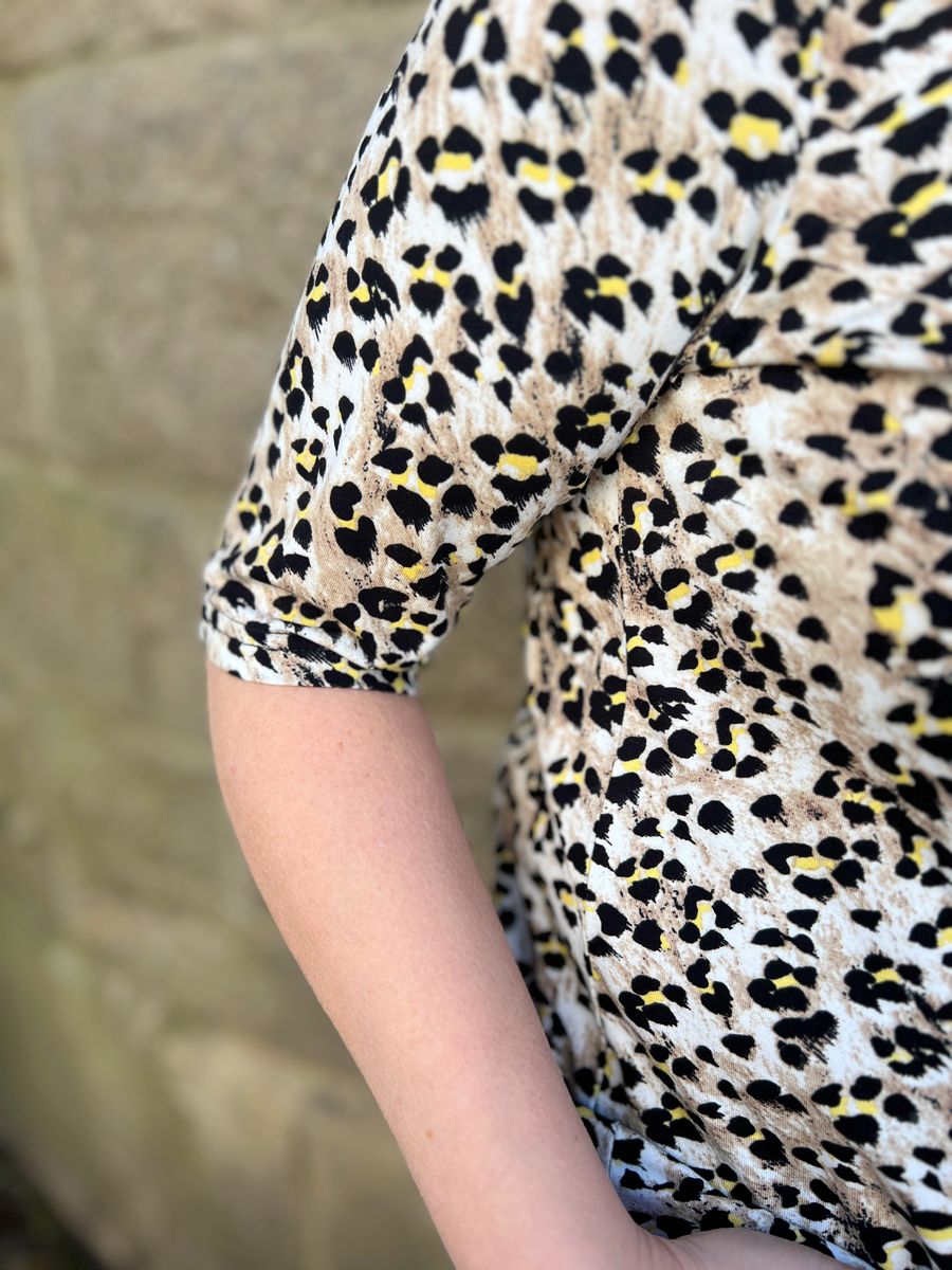 Tonje topp leopard