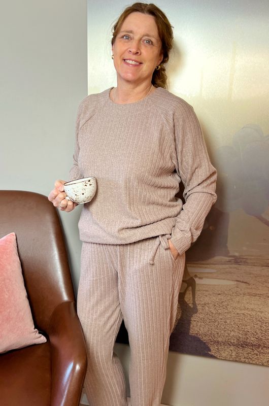 Vibeke kosedress  beige