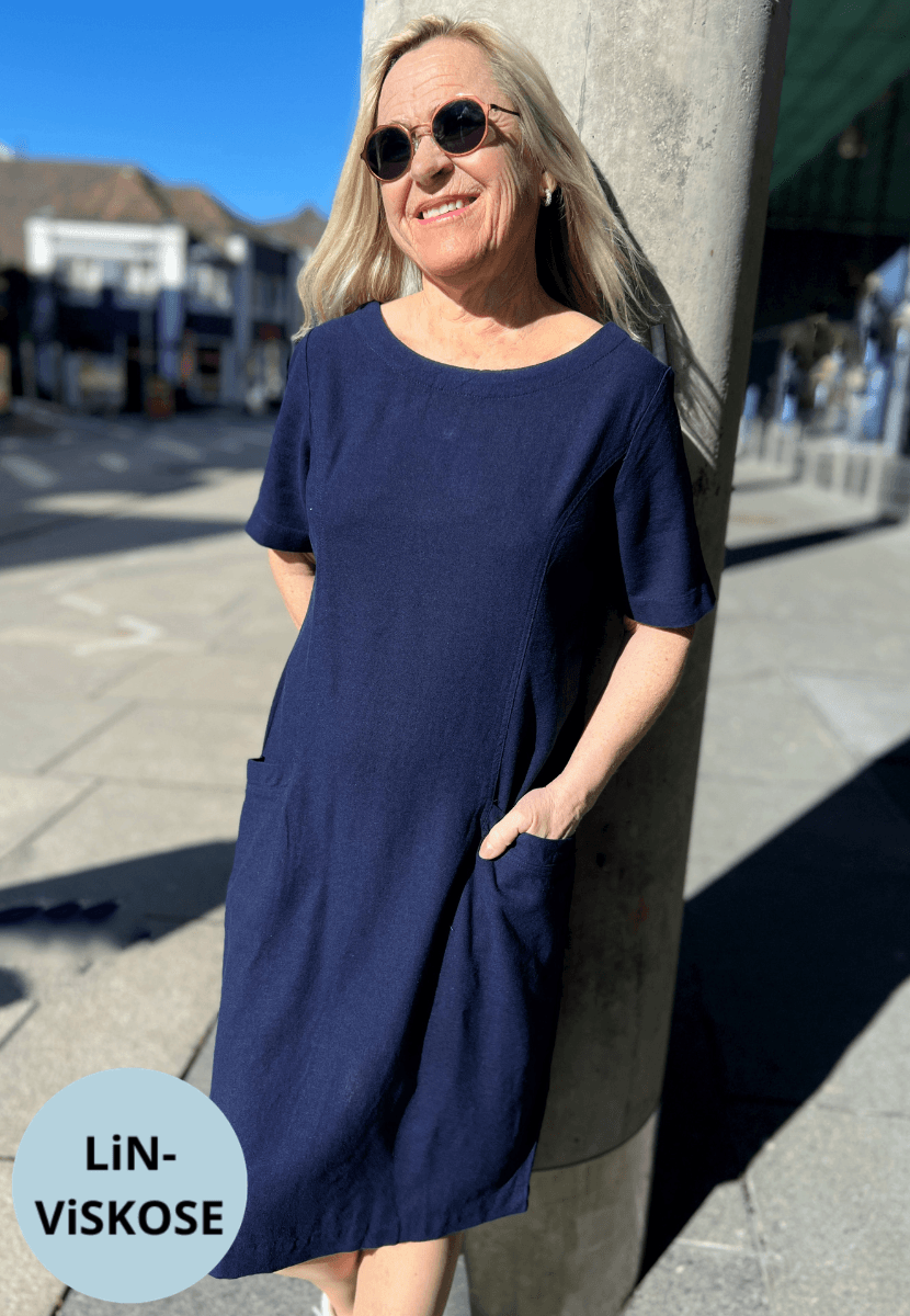 Andrea linkjole marineblå