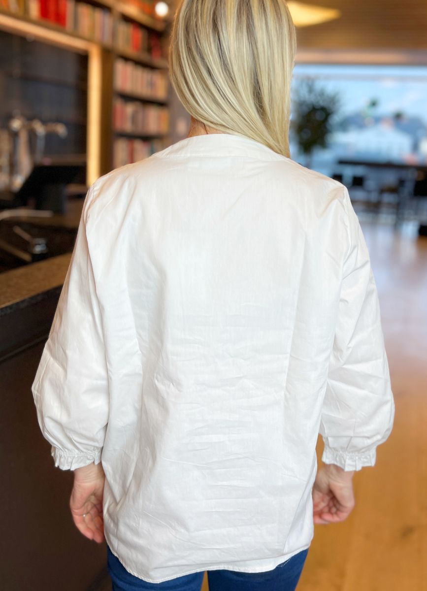 Irene blondebluse hvit