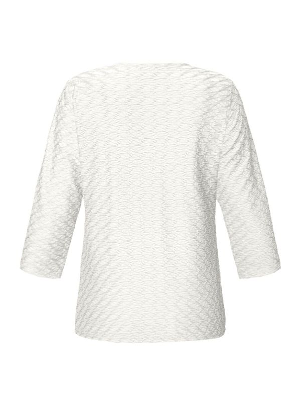 Bjørg bluse-topp kremhvit