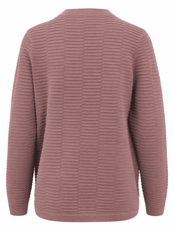 Anny strikkegenser rose melange