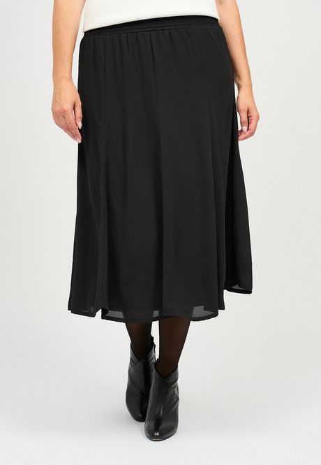 Hovedbilde Ada svart chiffon skjørt