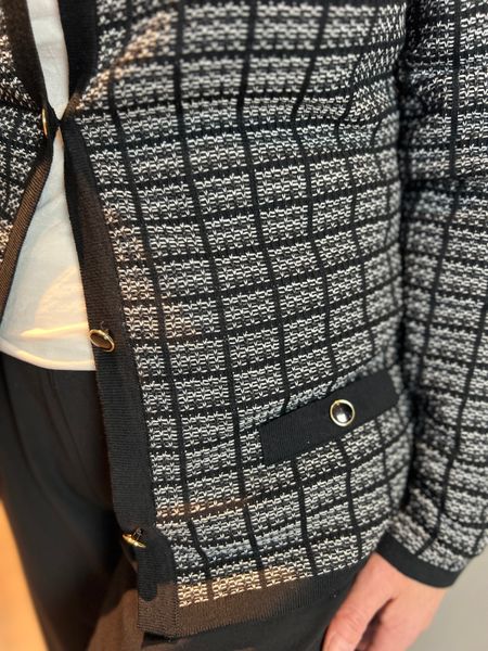 Hovedbilde Kristin cardigan svart jacquard