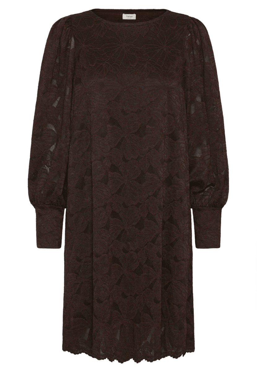Line blondekjole mocca