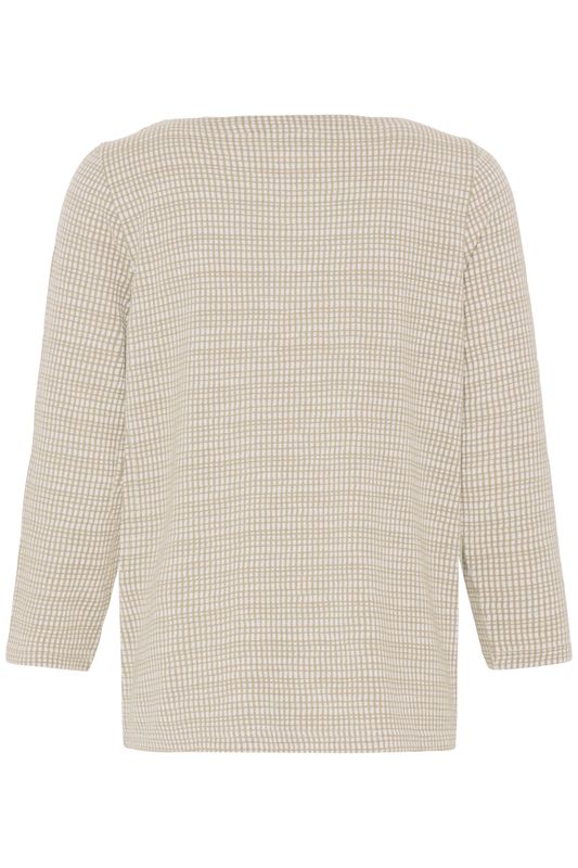 Irene topp beige grid