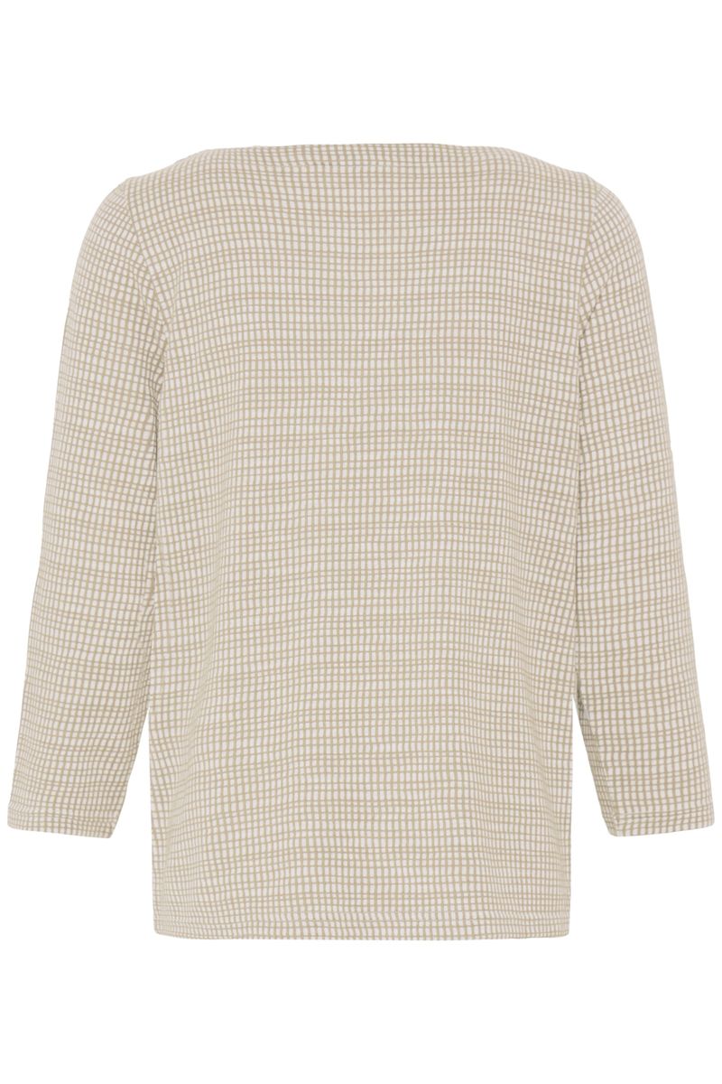 Irene topp beige grid