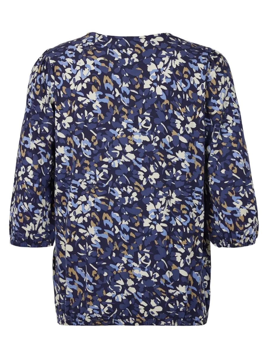 Gry topp florlett blå