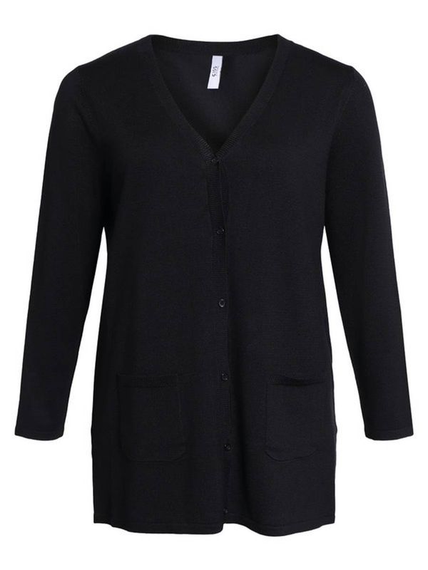 Best basic cardigan svart 