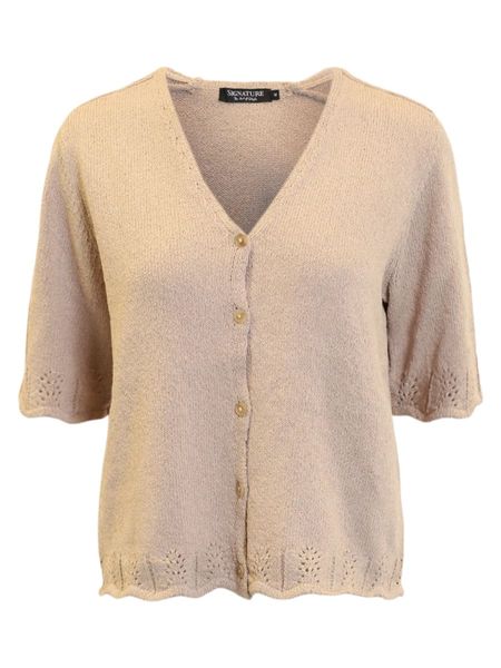 Hovedbilde Lisen sommer-cardigan naturbeige