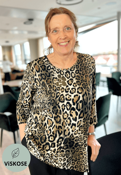 Hovedbilde Nelly lang topp leopard