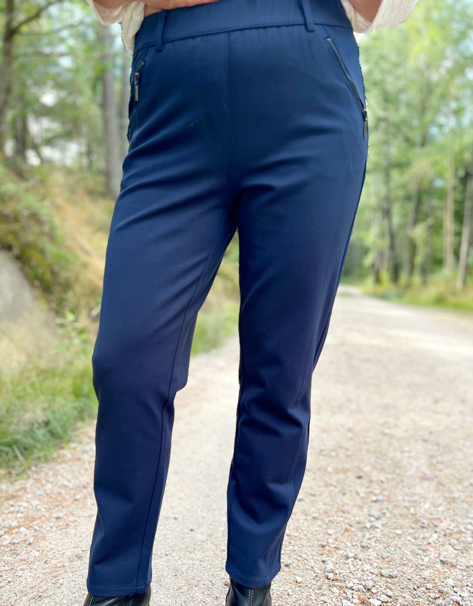 Siri bukse soft jersey blå 72 cm