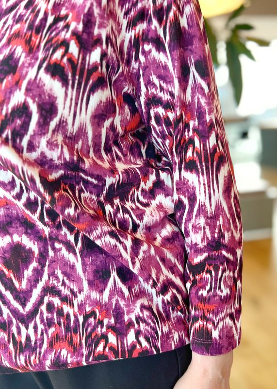 Guri topp plomme batikk