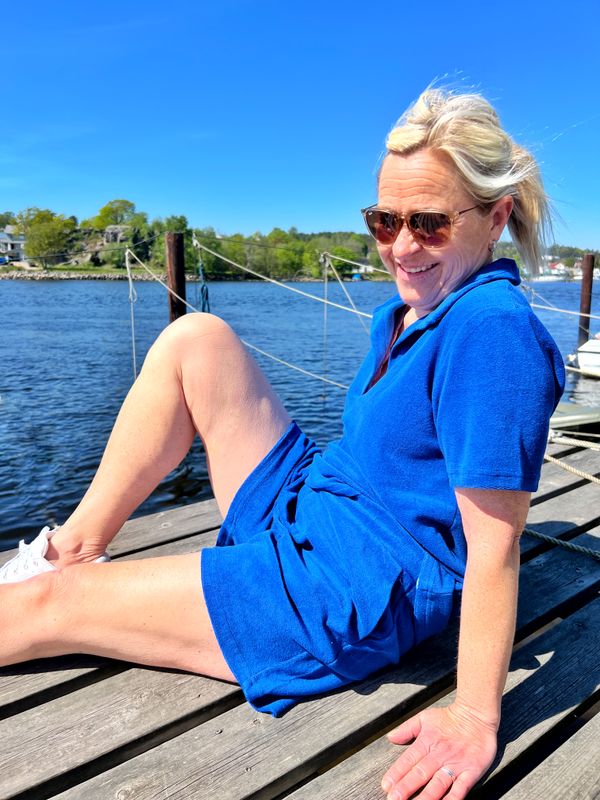 Jenny shorts blå frotté
