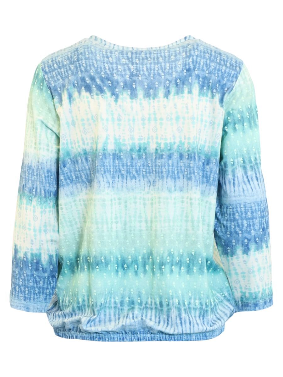 Lisen topp mint batikk