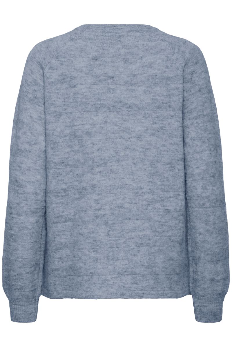 Marion genser m/ull isblå